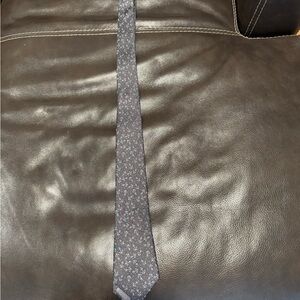 Banana Republic Charcoal Anchors Patterned Narrow Tie